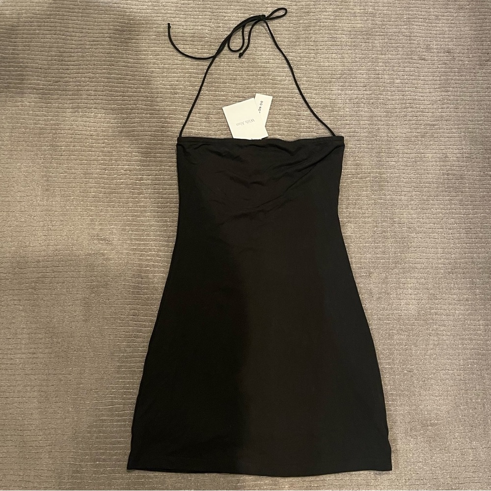 WITH JEAN MINI BLACK DRESS
